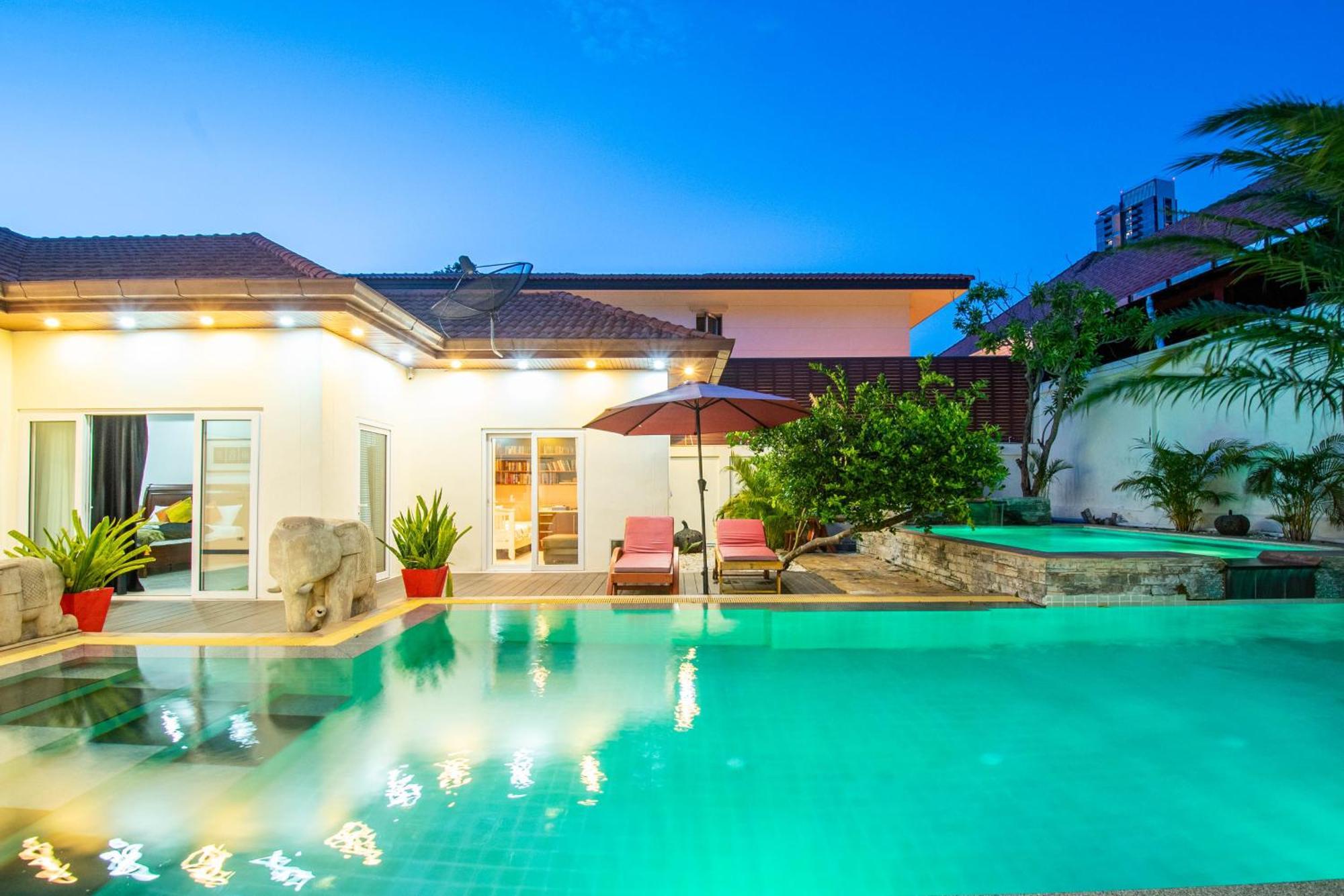 Seaside 2 Pools,beach@50m Villa *